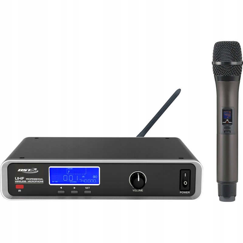 Mikrofon bezprzewodowy UDR116 UHF+ stacja – Idealny do śpiewu i mowy