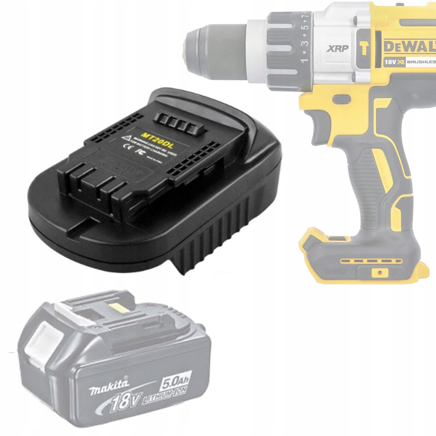 Adapter Akumulatora Konwerter Przejściówka Makita 18V do Narzędzi Dewalt – Wszechstronność i wygoda