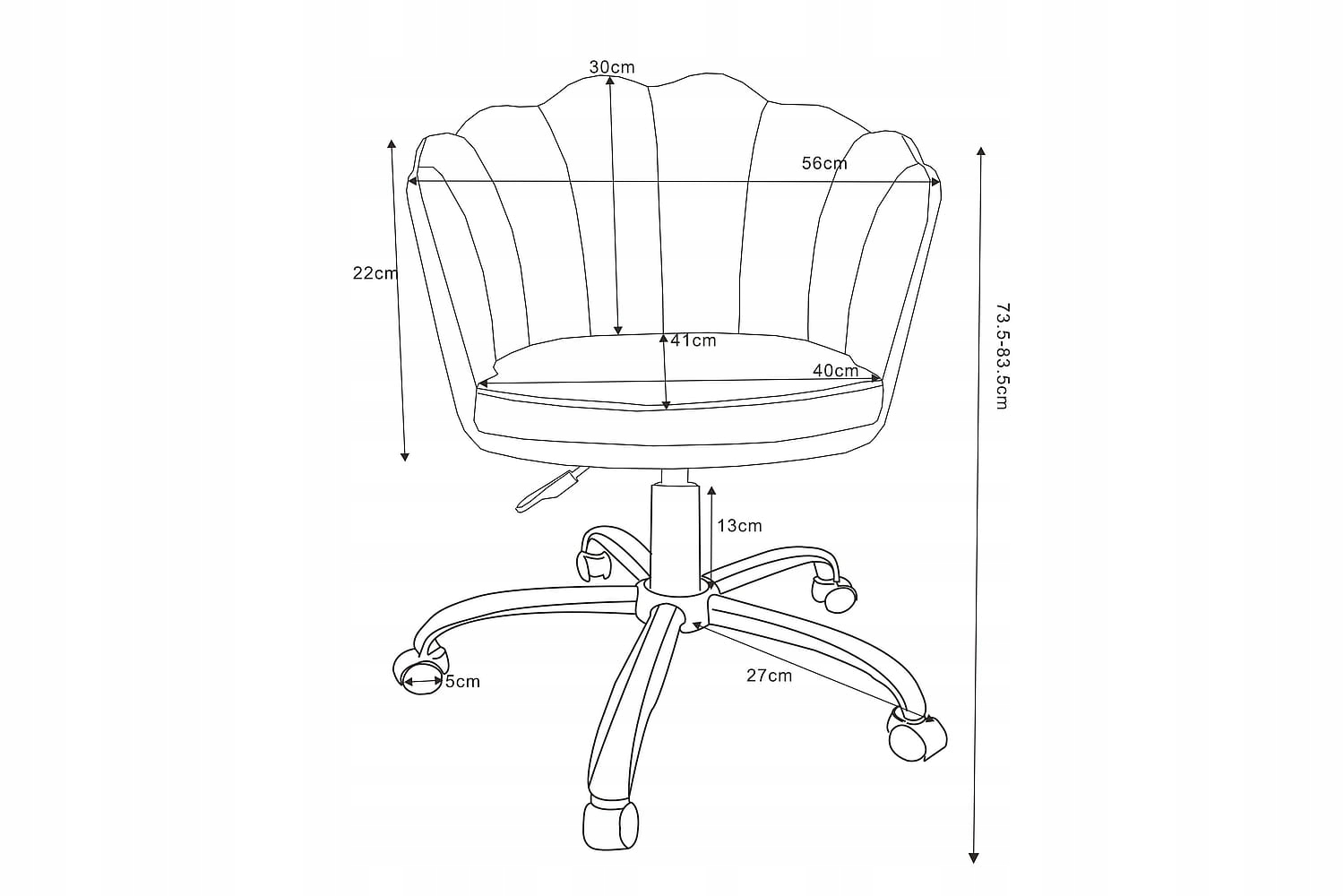 Wymiary i maksymalne obciążenie fotela