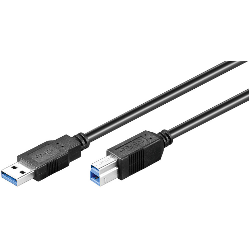 Kabel USB-A 5 m Czarny – Wydajność i niezawodność w przesyłaniu danych