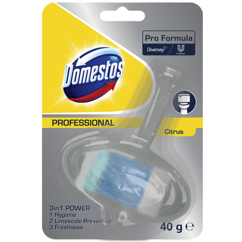 najwyższej jakości zawieszka do toalety domestos rim blocks citrus