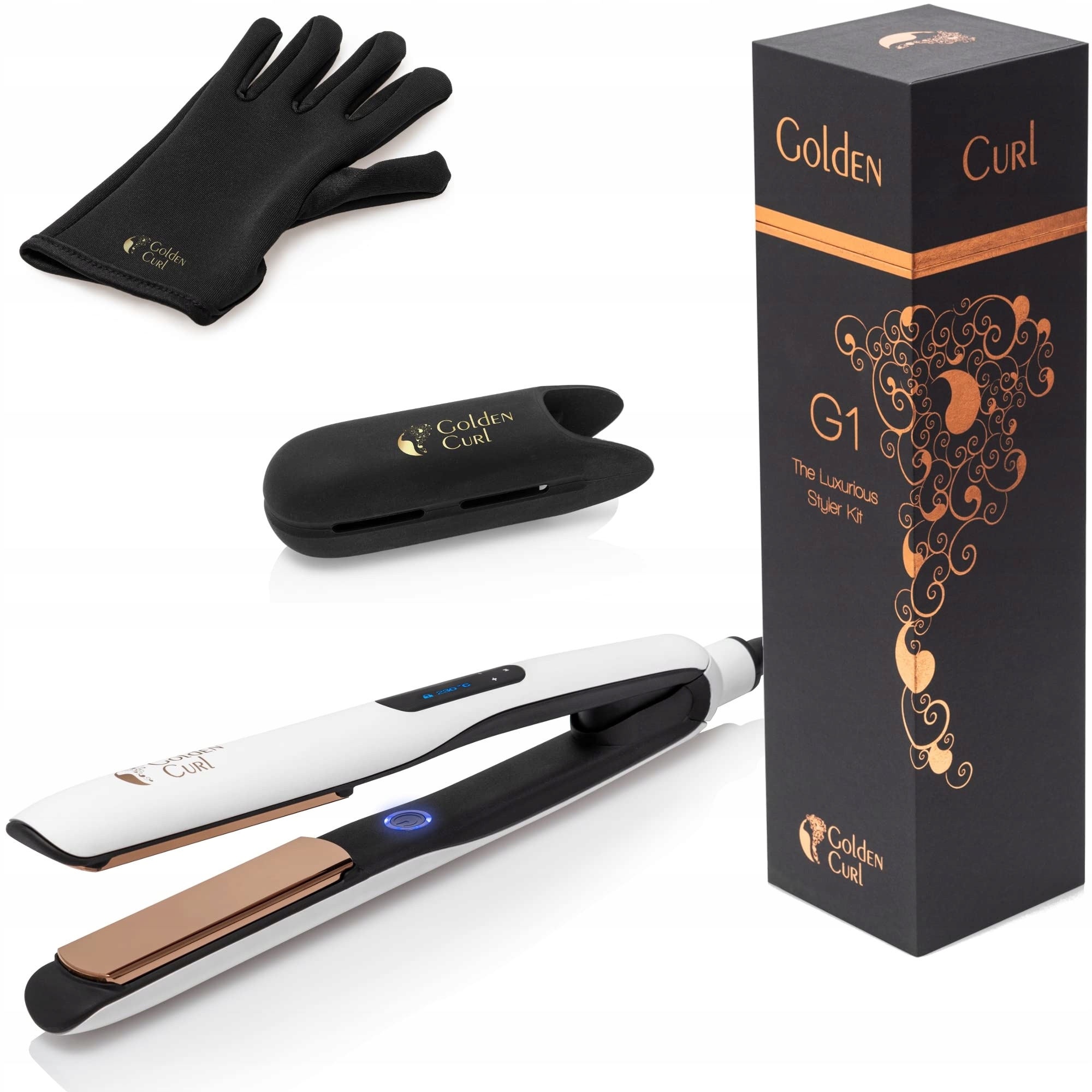 Prostownica Golden Curl G1 Titanium – Idealne rozwiązanie do stylizacji włosów