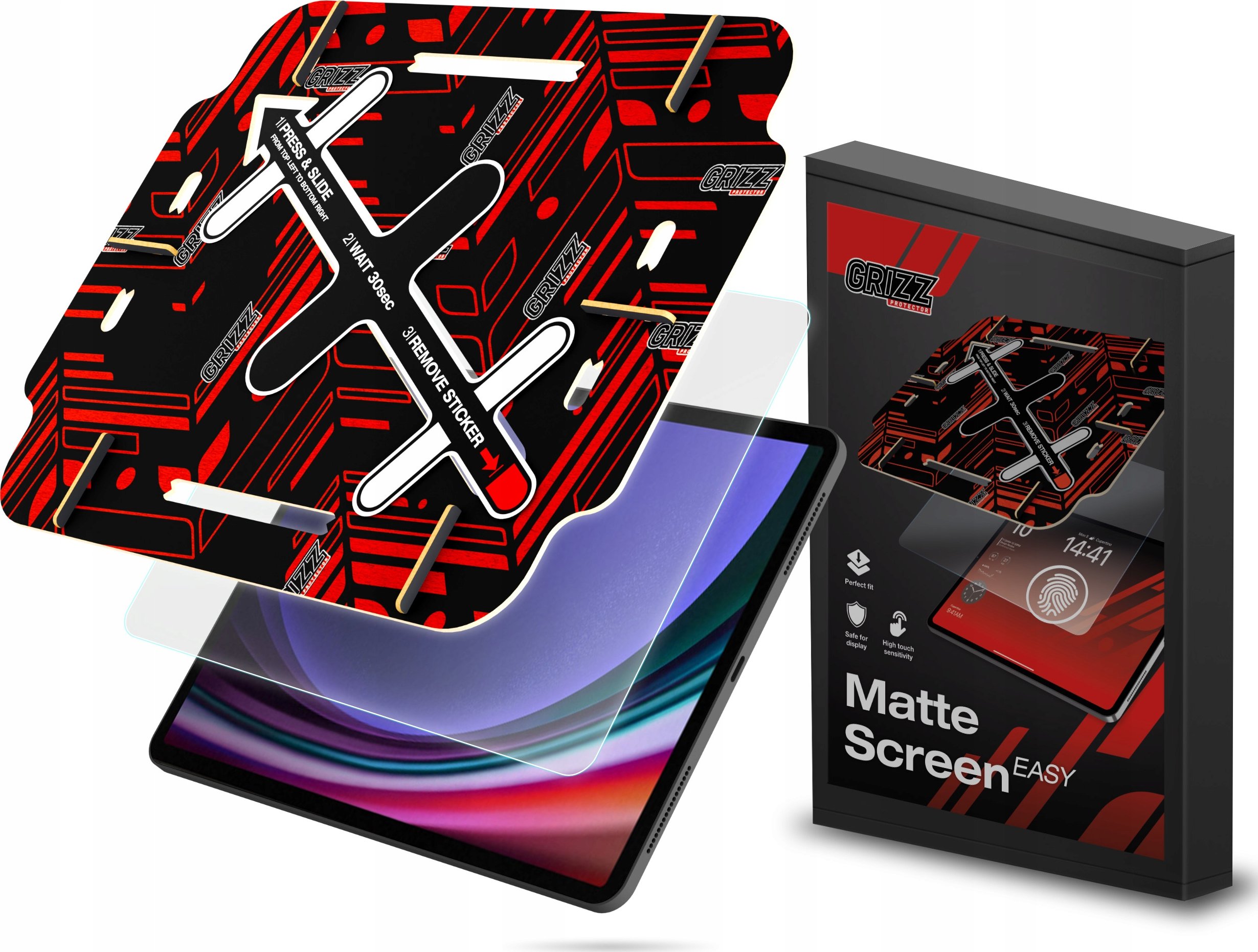 GrizzGlass Folia matowa GrizzGlass MatteScreen Easy do Samsung Galaxy Tab S9 Plus – Ochrona i komfort użytkowania