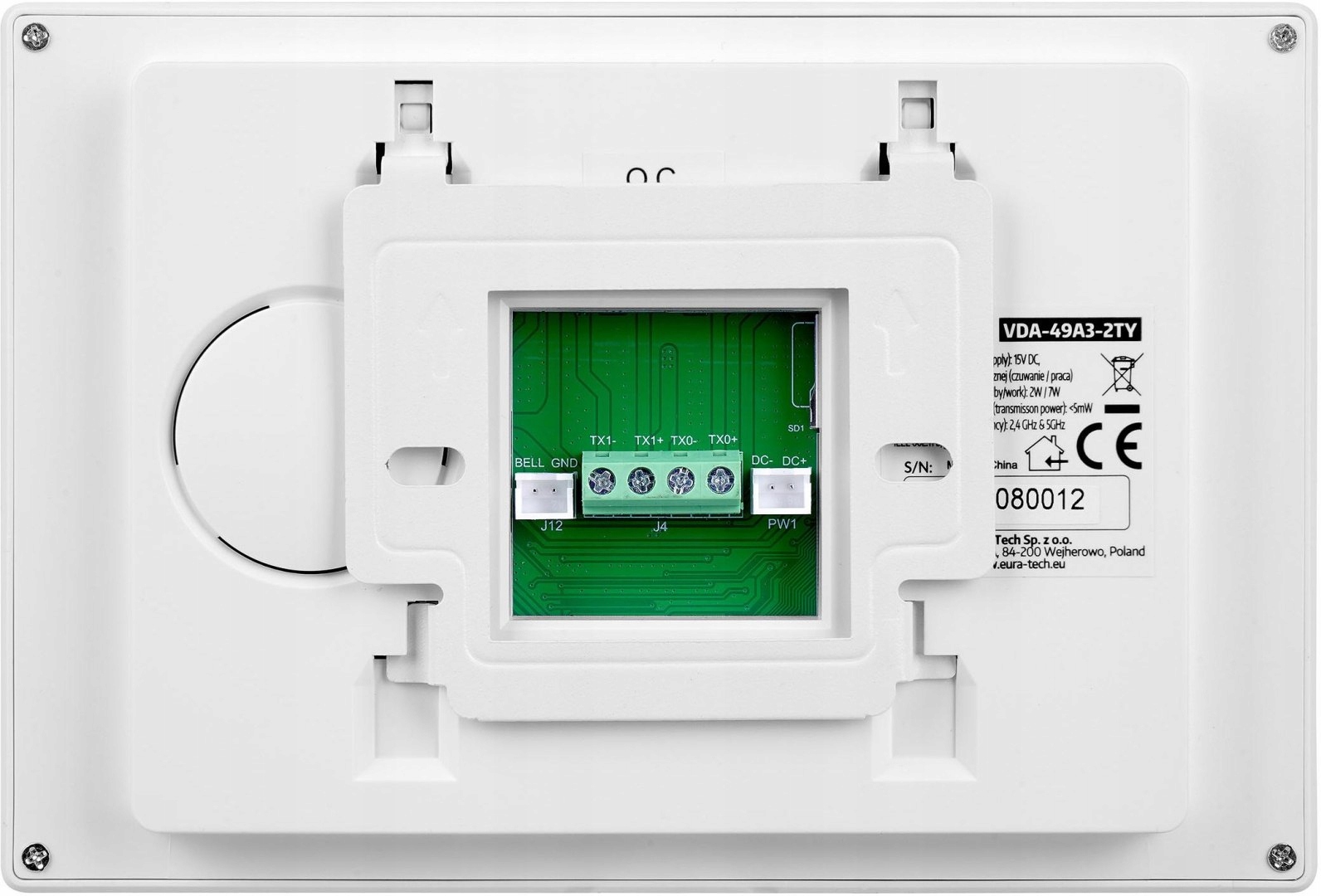 Prosta instalacja dzięki 2-żyłowemu systemowi