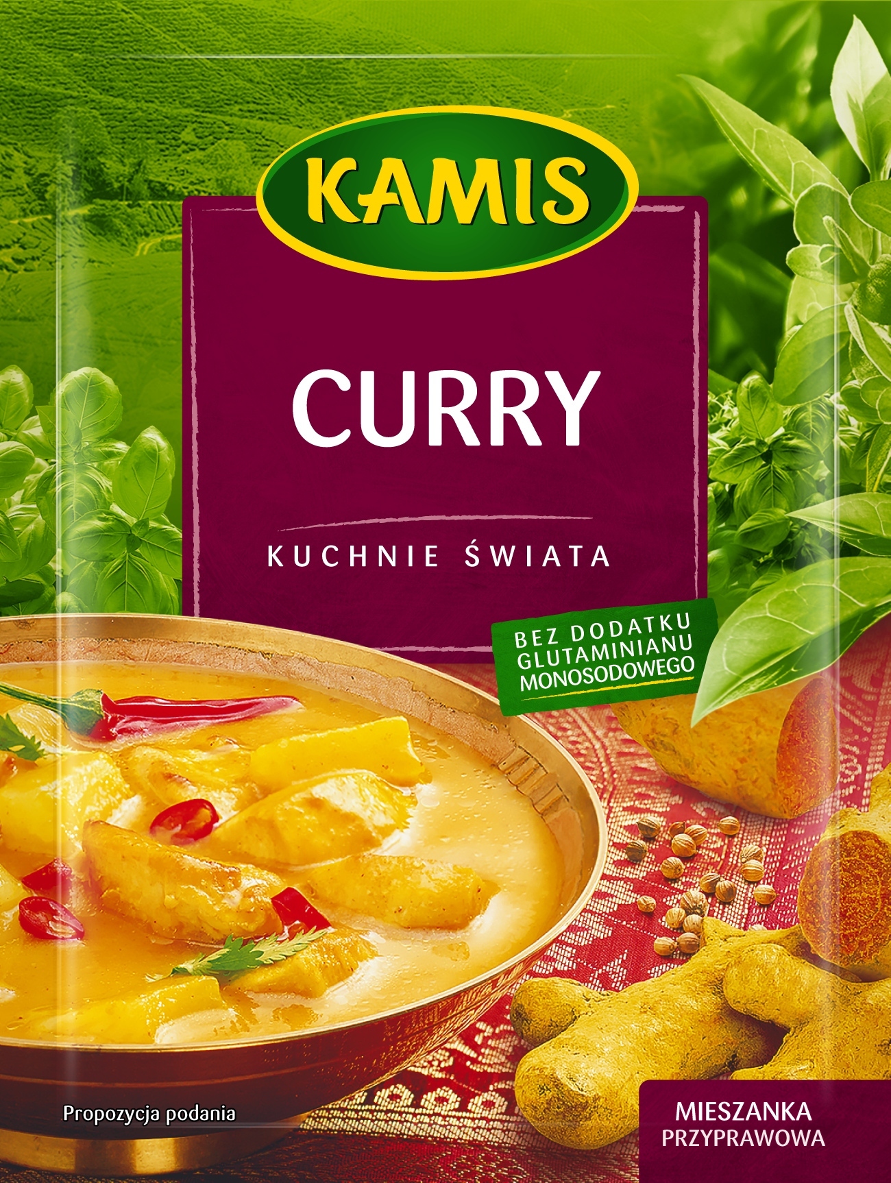 Kamis Kuchnie Świata Curry Mieszanka Przyprawowa 20 g – Odkryj smaki Indii