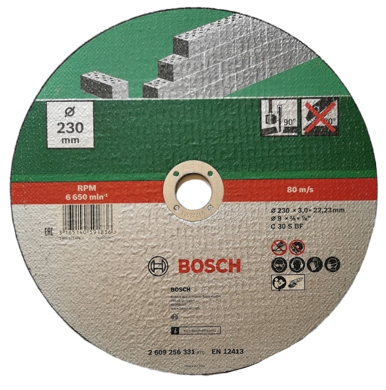 Tarcza tnąca Ø 230 x 22,23 x 3,0mm Prosta – Wydajność cięcia kamienia