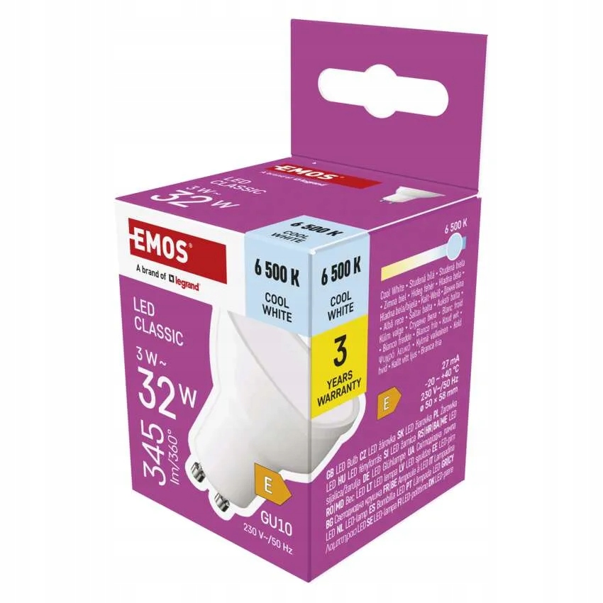 Żarówka LED Classic GU10 3W – Oświetlenie do Twojego domu