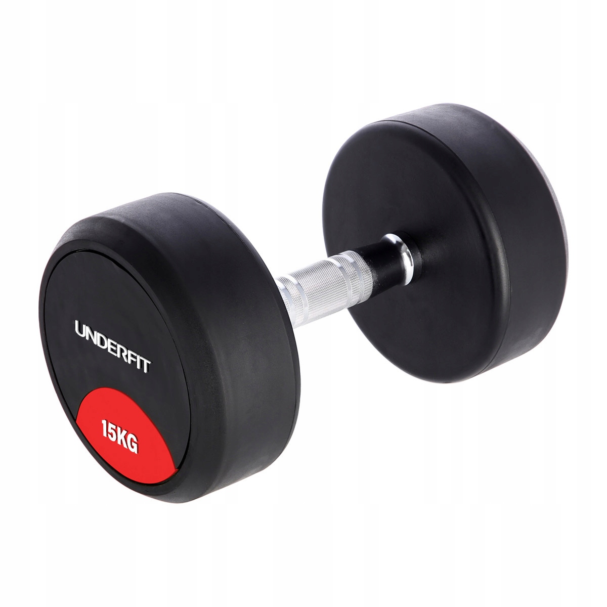 Hantla gumowana 15 kg UNDERFIT – Idealny wybór do ćwiczeń siłowych