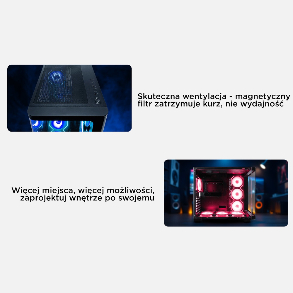 Ochrona przed kurzem dzięki wbudowanym filtrom