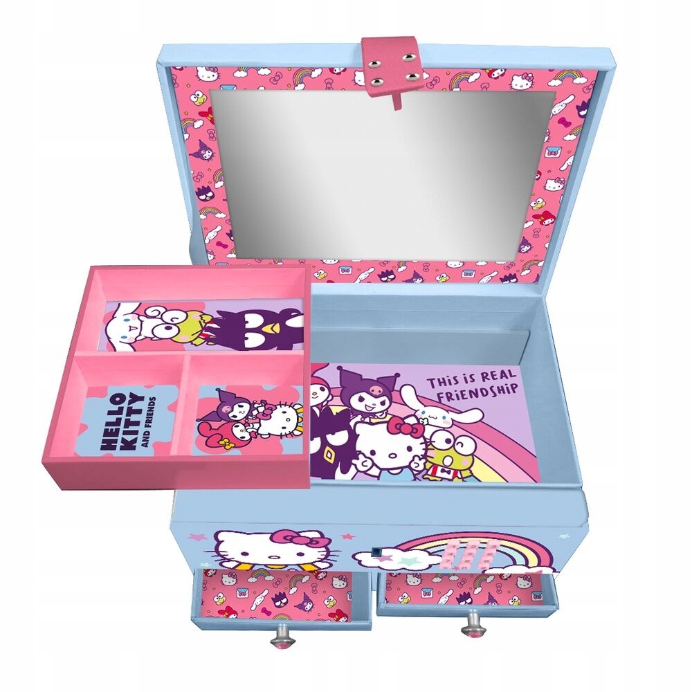Hello Kitty Pudełko z Kodem na Biżuterię HK50194 – Muzyczna szkatułka dla małych miłośniczek