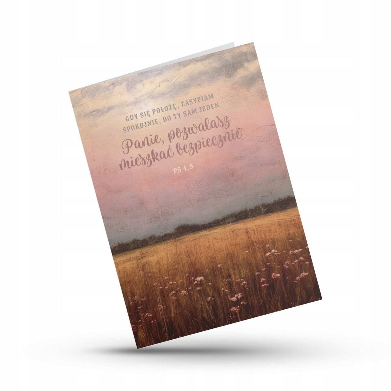 Cytat z Psalmu 4,9 – Przesłanie Bożej opieki