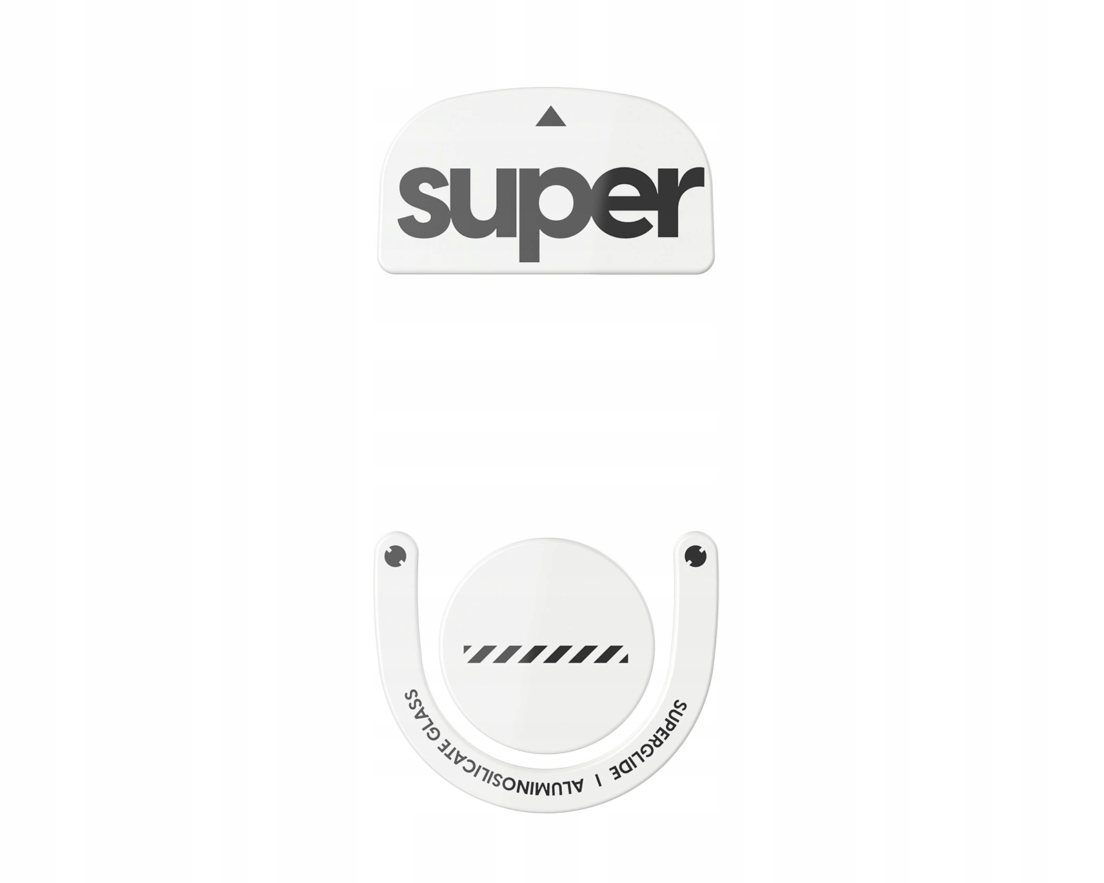 Ślizgacze Superglide 2 do Logitech G Pro X Superlight 2 Szklane - White – Doskonałość w grze