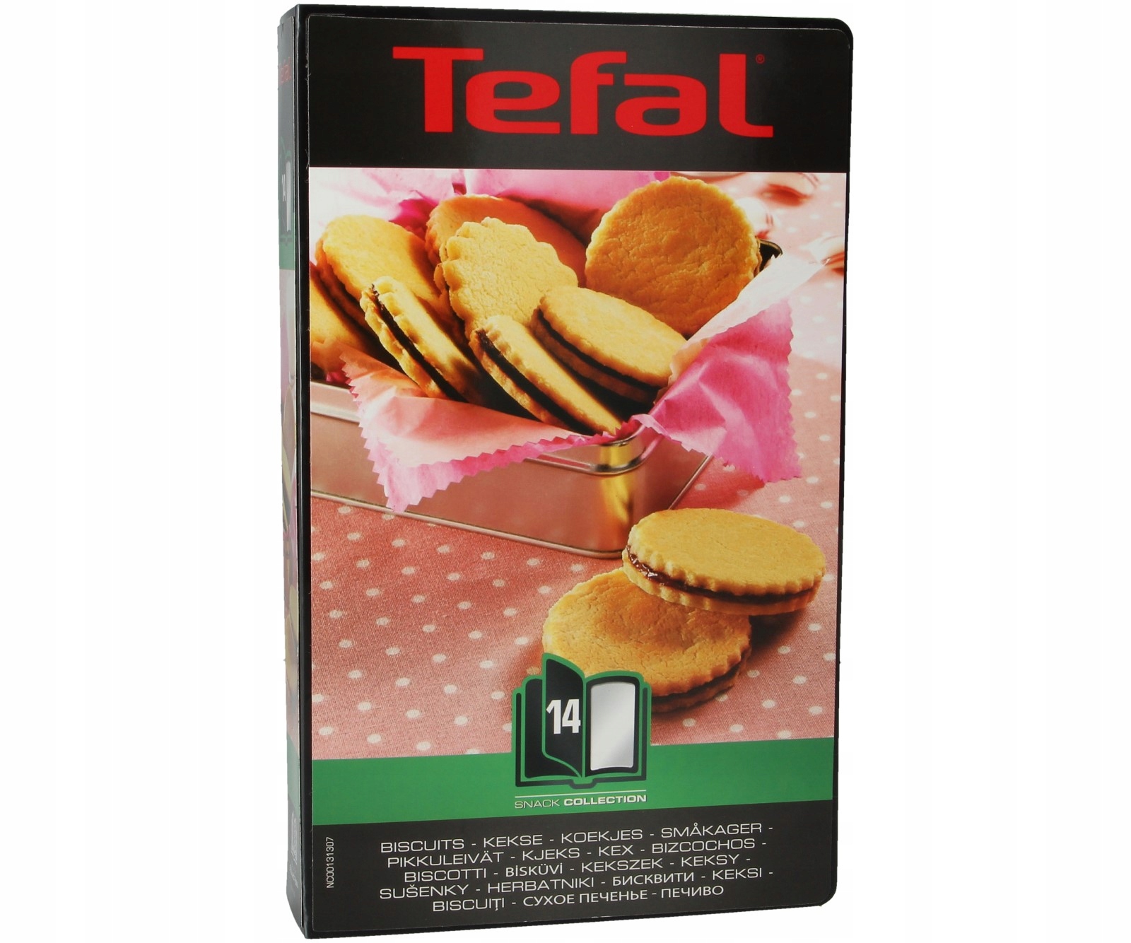 Tefal Wymienne płyty do Snack Collection, BISCUITS / herbatniki – Idealne do przygotowania smacznych przekąsek