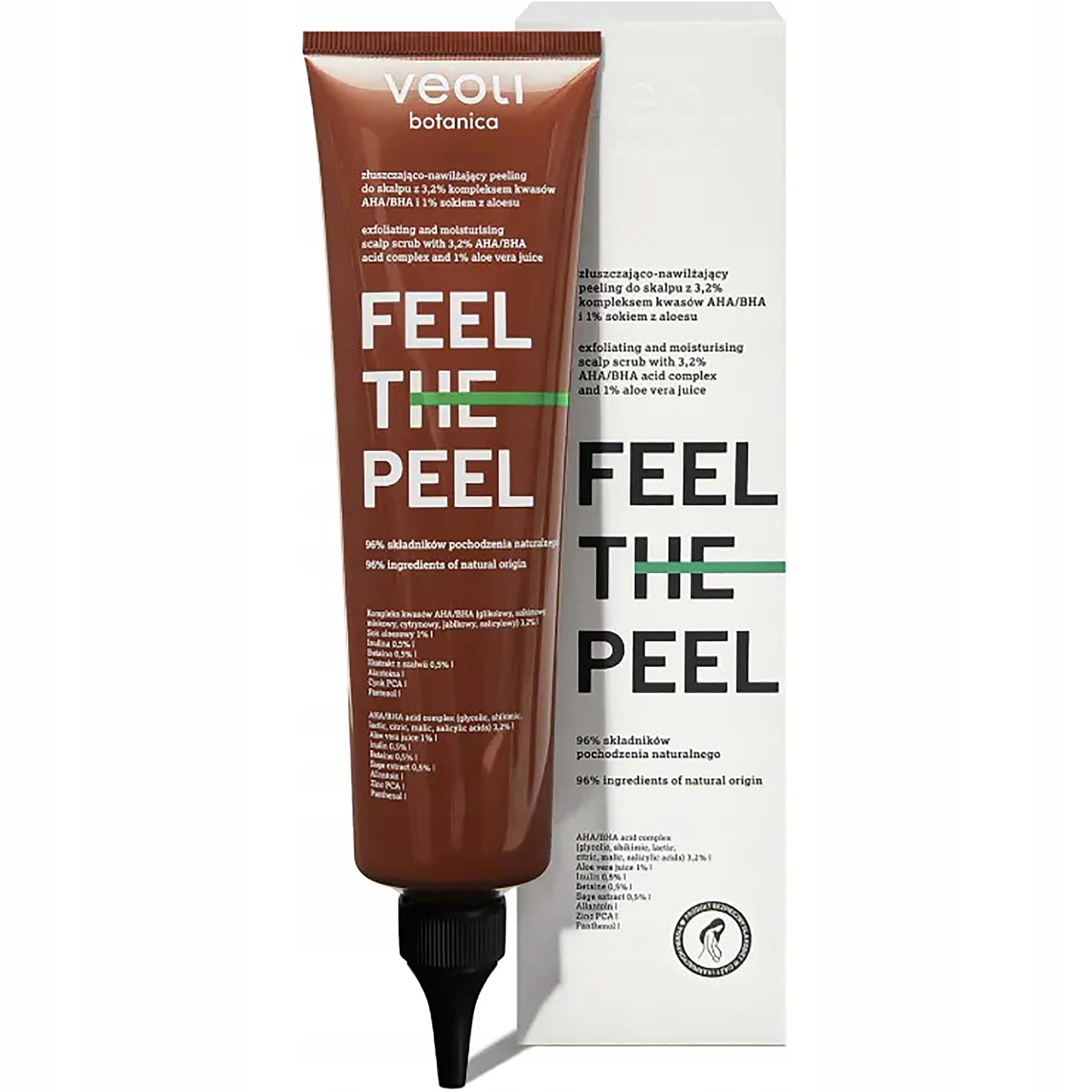 VEOLI BOTANICA Feel The Peel – Złuszczająco-nawilżający peeling do skalpu