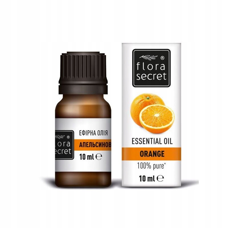 Flora Secret Olejek eteryczny Pomarańcza 10ml – sposób na poprawę nastroju