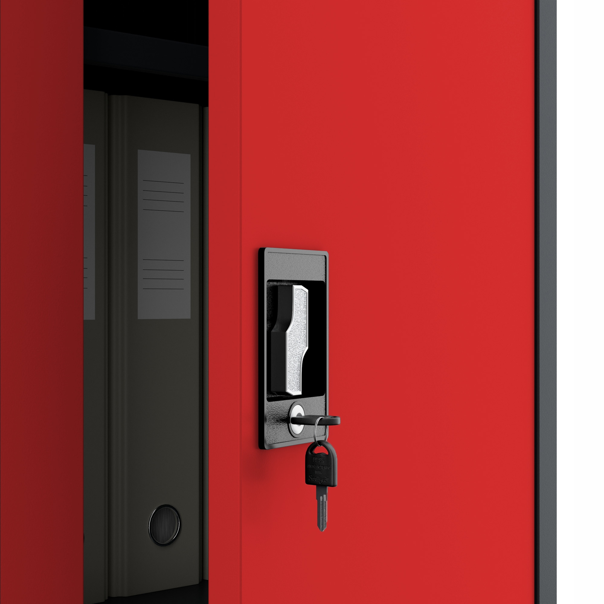 Kolorystyka: Anthracite RAL7016 i Czerwień RAL3020 – stylowe połączenie