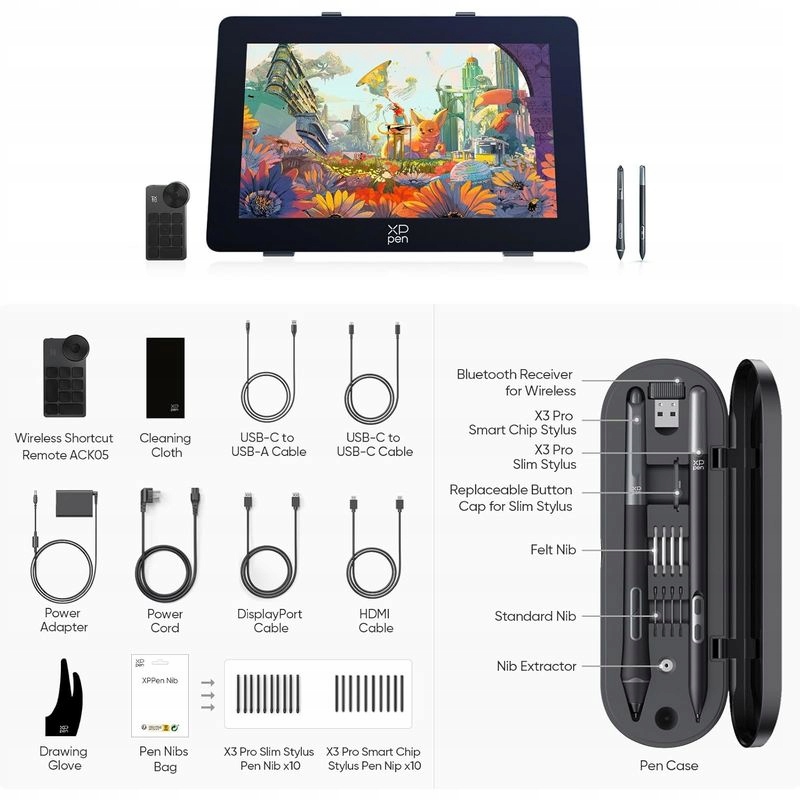 Ergonomiczny design i wygodne rysiki X3 Pro