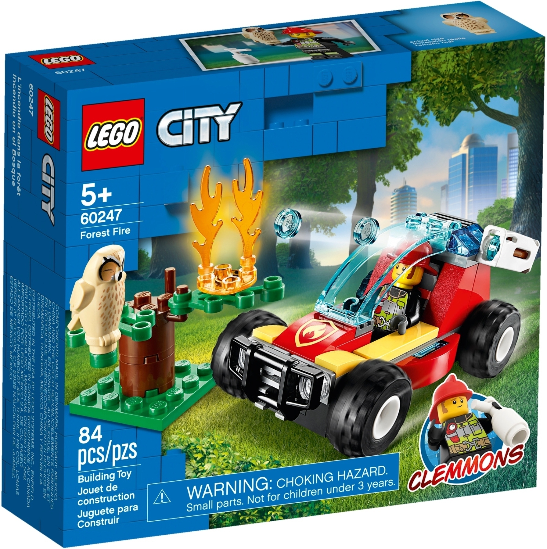 LEGO City Pożar lasu (60247) – Bohaterska przygoda dla dzieci