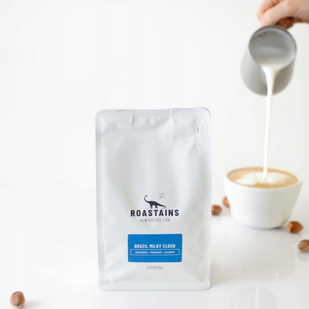 Kawa ziarnista Brazylia Milky Cloud ESPRESSO 1kg – Doskonały wybór dla miłośników kawy