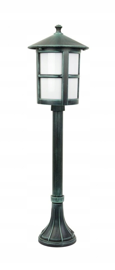 Lampa ogrodowa stojąca Cordoba II Patyna zieleń 71 cm Suma – Elegancja i funkcjonalność w Twoim ogrodzie