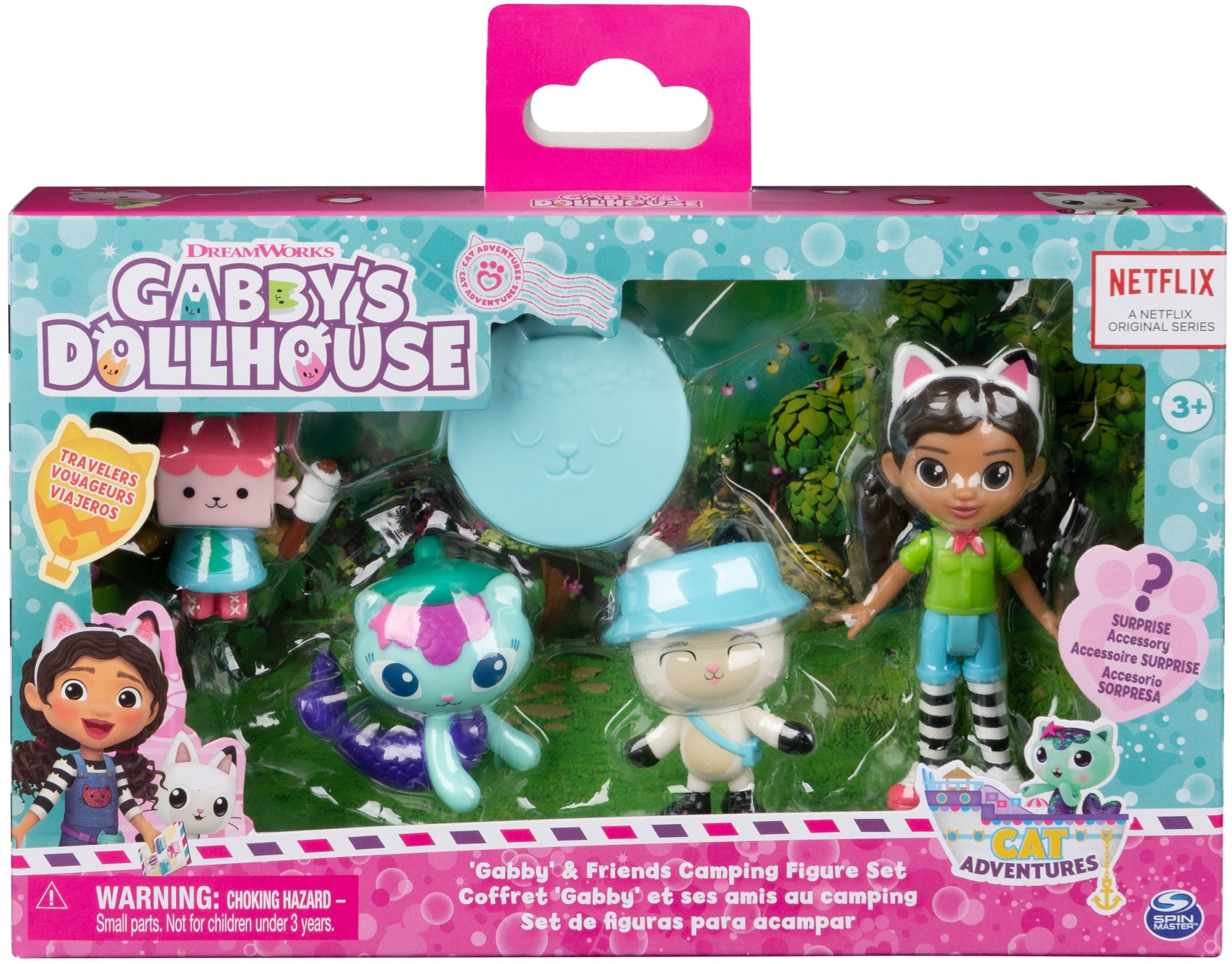 Figurka Polly Pocket Zestaw figurek Koci Domek Gabi Kemping z przyjaciółmi – Stwórz własne przygody