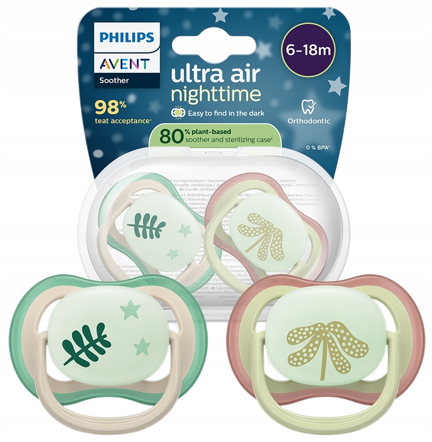 Smoczek Philips Avent SCF376/31 Air Night – Komfort i bezpieczeństwo dla Twojego dziecka