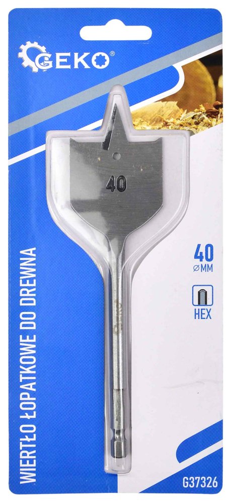 Wiertło łopatkowe do drewna 40x152mm HEX – Niezbędne narzędzie dla każdego majsterkowicza