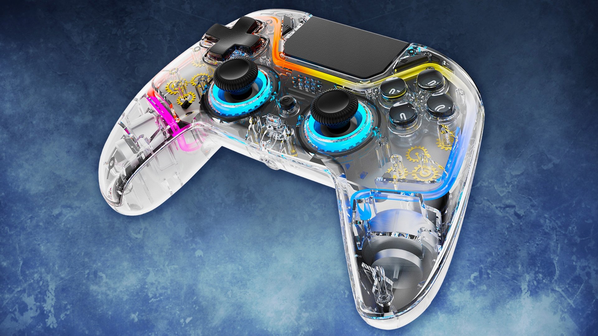 Transparentny kontroler z funkcjami dla pro gracza