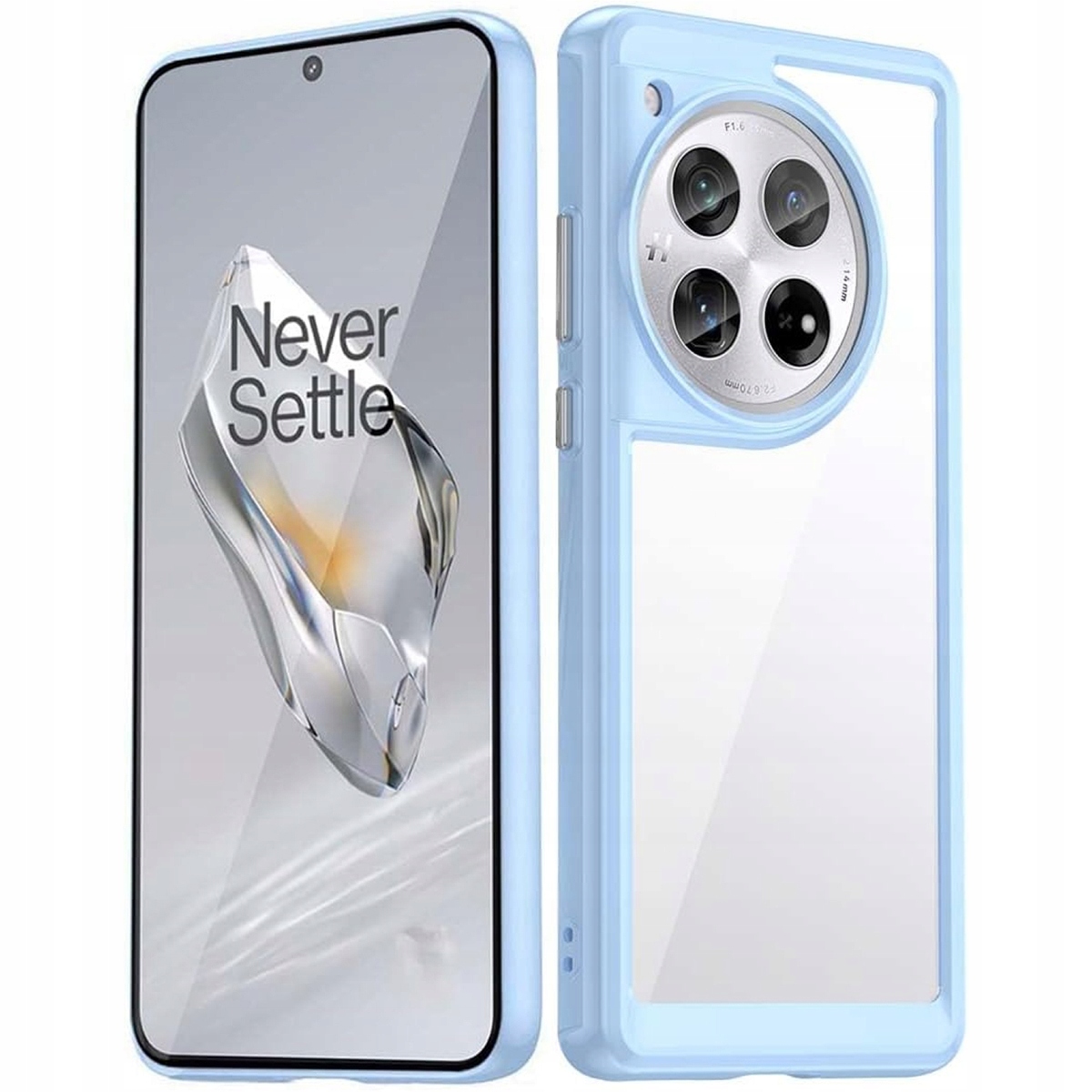 Etui SUPERO TPUACRYLIC do OnePlus 12 – Niebieskie, idealna ochrona dla Twojego telefonu