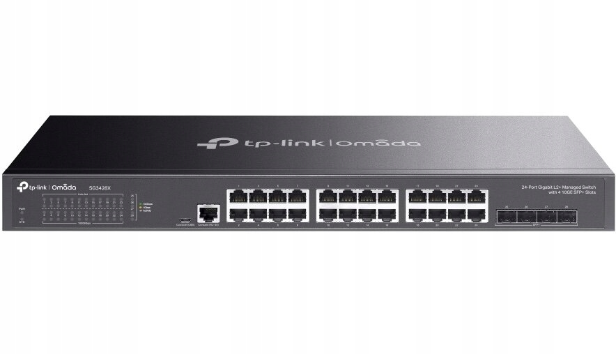 24 porty Gigabit Ethernet i 4 porty 10Gb SFP+ – Elastyczność w zarządzaniu łącznością