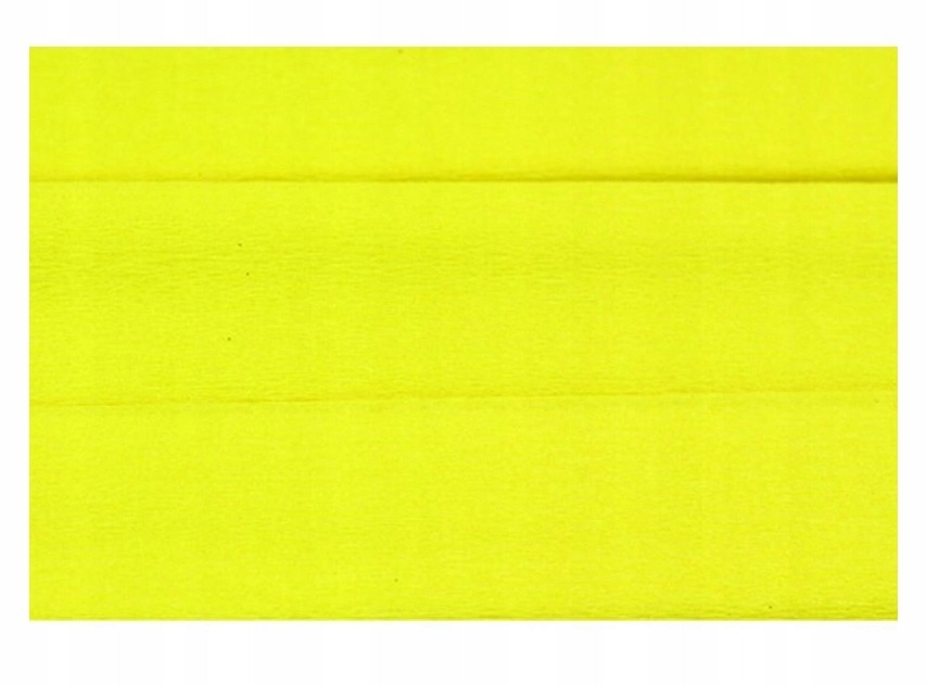 KW Trade Bibuła Artystyczna Marszczona, Jasnożółta – Idealna do Kreatywnych Projektów