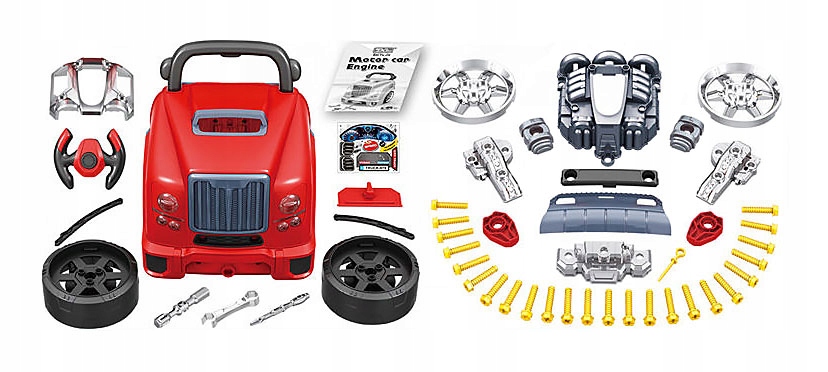 Duży zestaw małego mechanika – aż 59 elementów do odkrywania