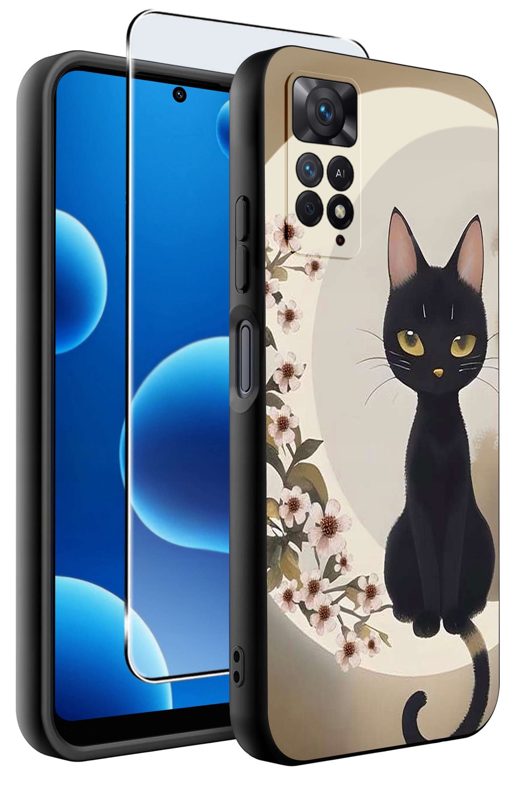 ETUI do Xiaomi Redmi Note 11 Pro SILIKONOWE MATT CASE + SZKŁO HARTOWANE 9H – Idealna ochrona dla Twojego smartfona