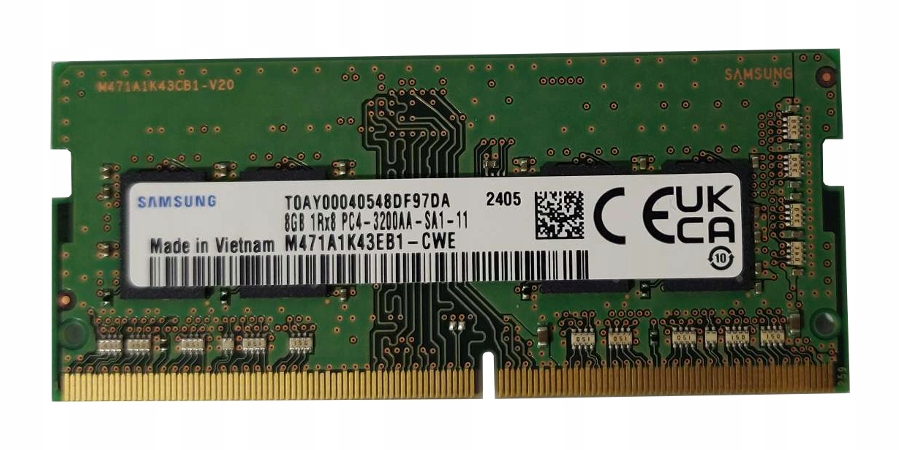 Pamięć RAM DDR4 8GB 3200MHz SODIMM – Wydajność dla Twojego laptopa
