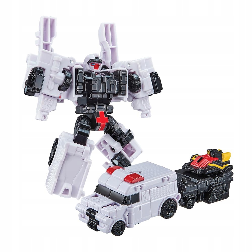 Zestaw zawiera: robota, przyczepę M, hełm ratunkowy i skrzydło ratunkowe