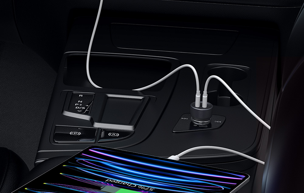 Dualne szybkie ładowanie z dwoma portami USB-C