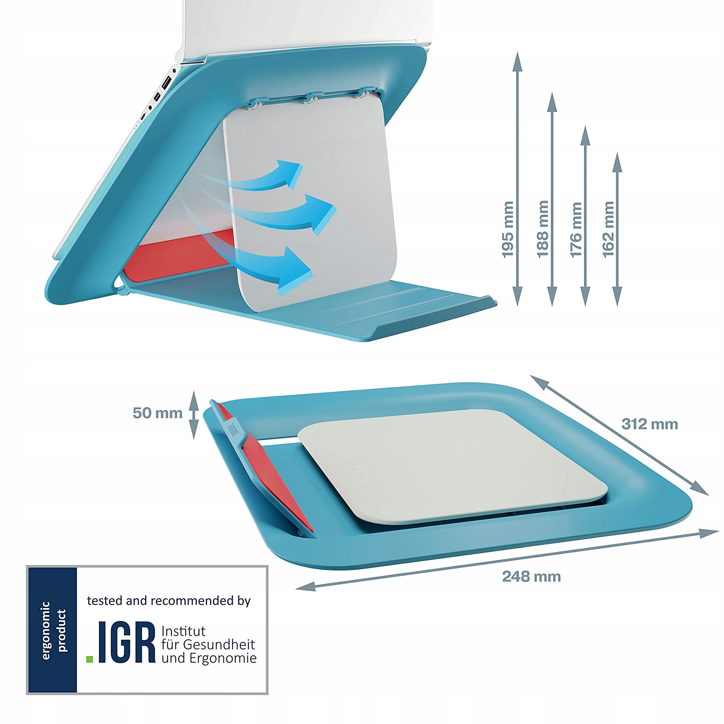 Minimalistyczne wzornictwo w morskim niebieskim kolorze