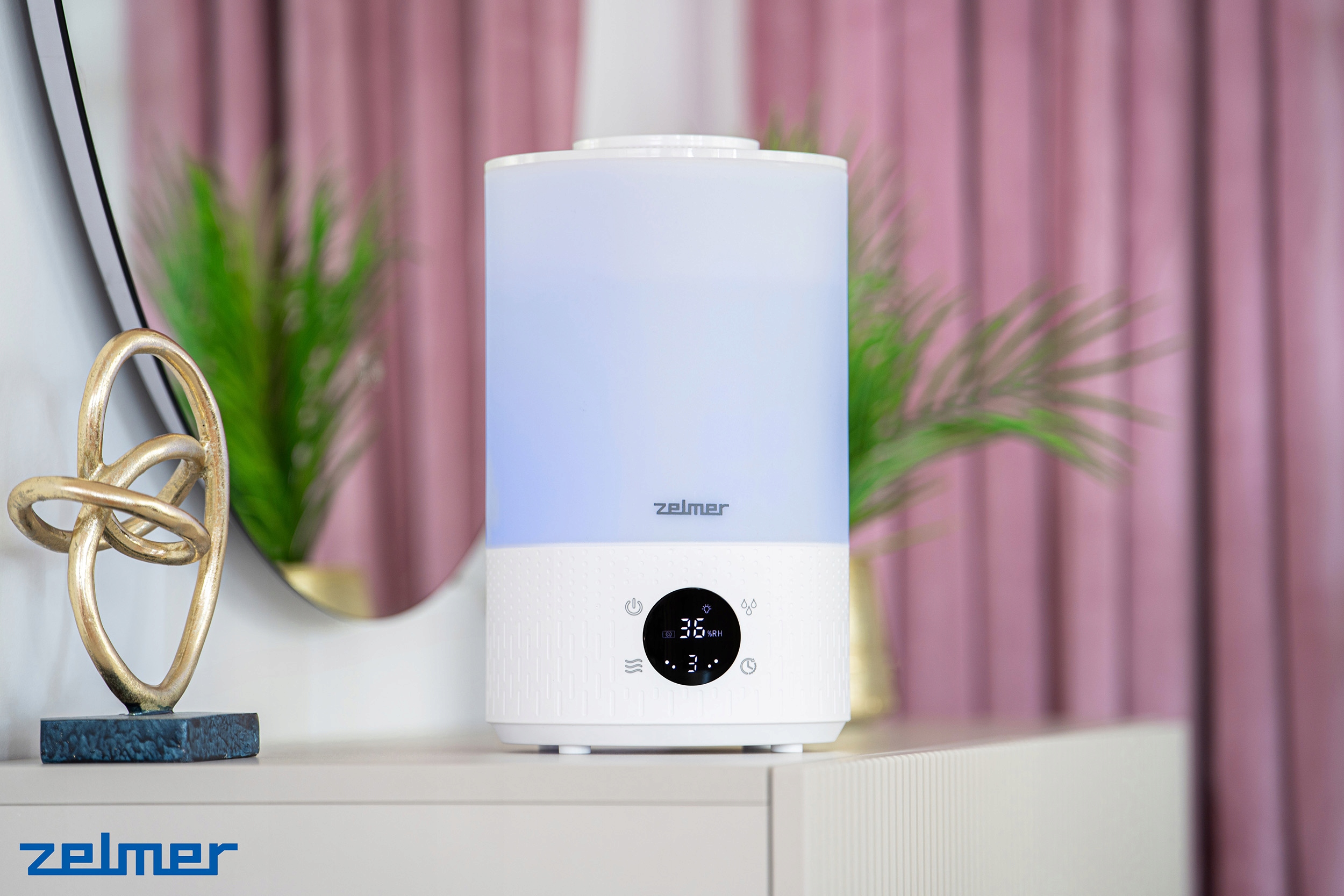 Skuteczne nawilżanie powietrza w pomieszczeniach do 35 m²