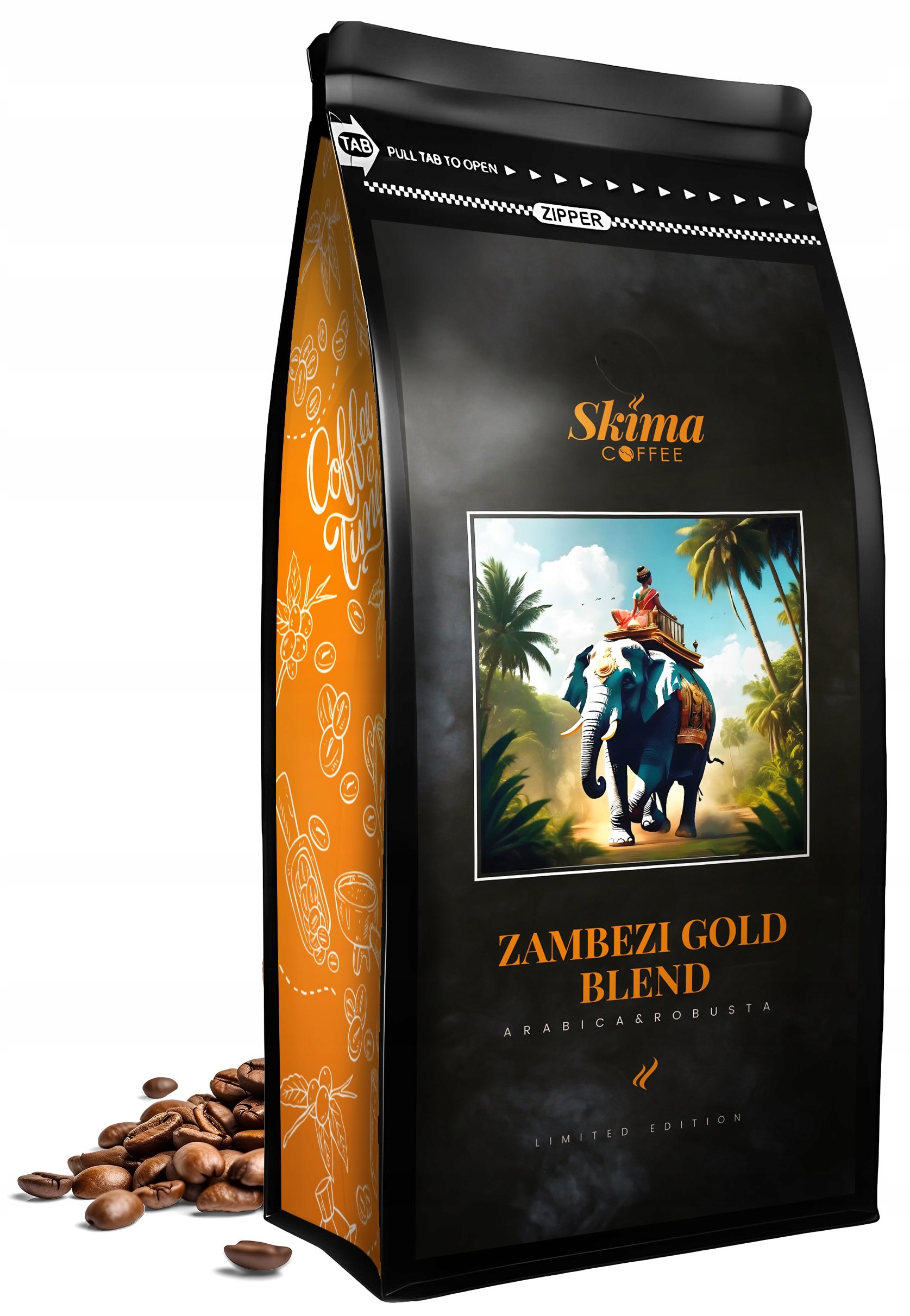 Kawa ziarnista 1kg ZAMBEZI GOLD BLEND (LIMITED EDITION) – Wyjątkowe doznania smakowe
