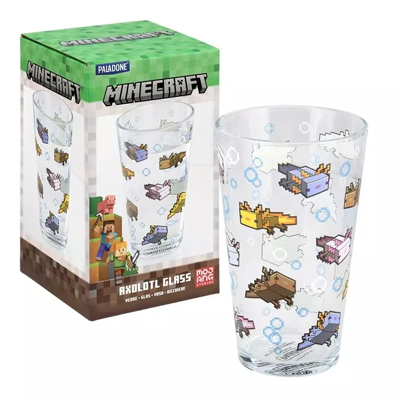 PALADONE Minecraft Szklanka Axolotl – Idealny dodatek dla fanów gry