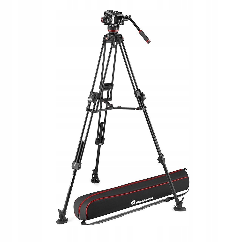 Statyw Manfrotto Zestaw 645 Alu Fast Twin + głowica 504X – Profesjonalne wsparcie dla filmowców