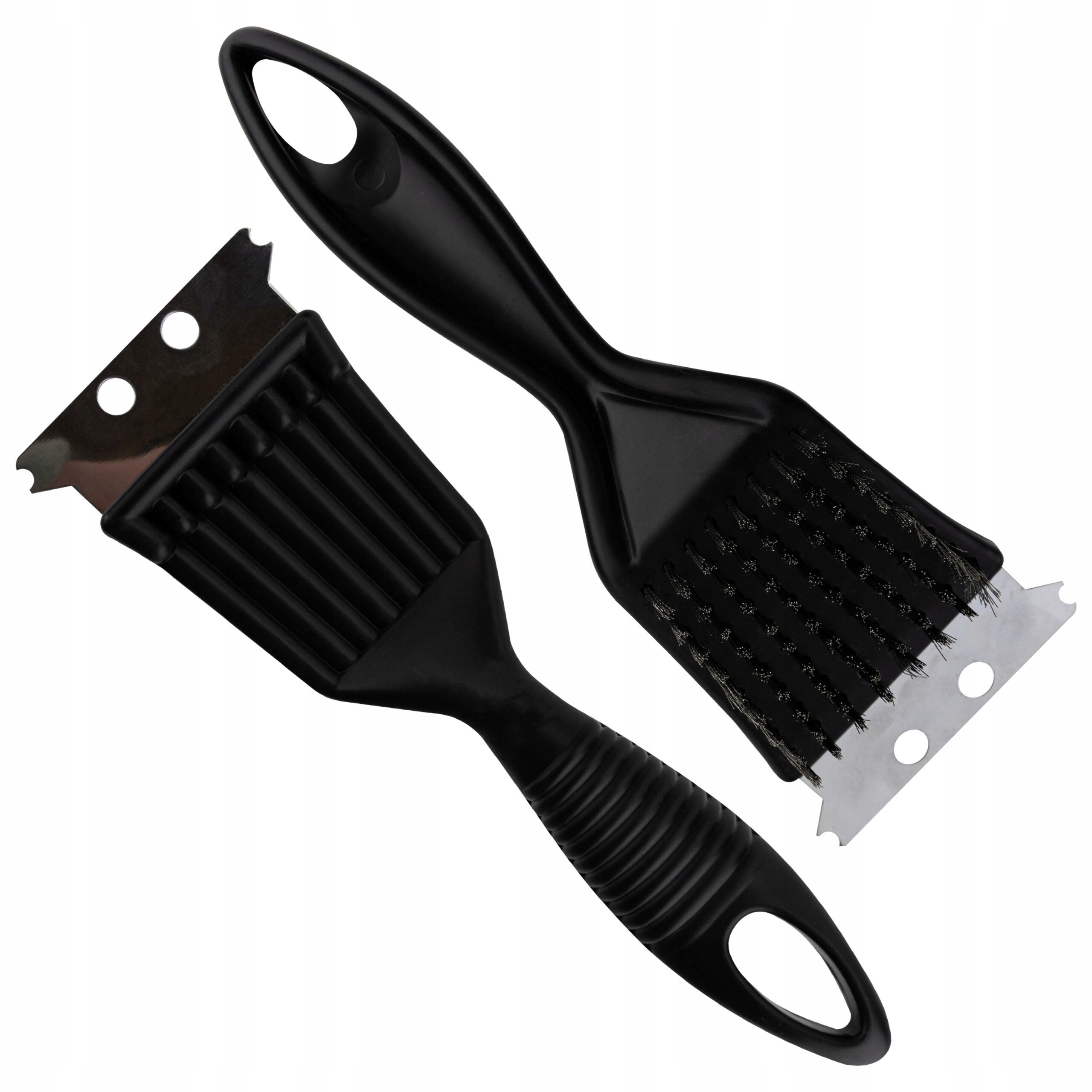 Szczotka skrobak do czyszczenia grilla rusztów druciana 20,5 cm 2W1 – Idealne rozwiązanie dla miłośników grillowania