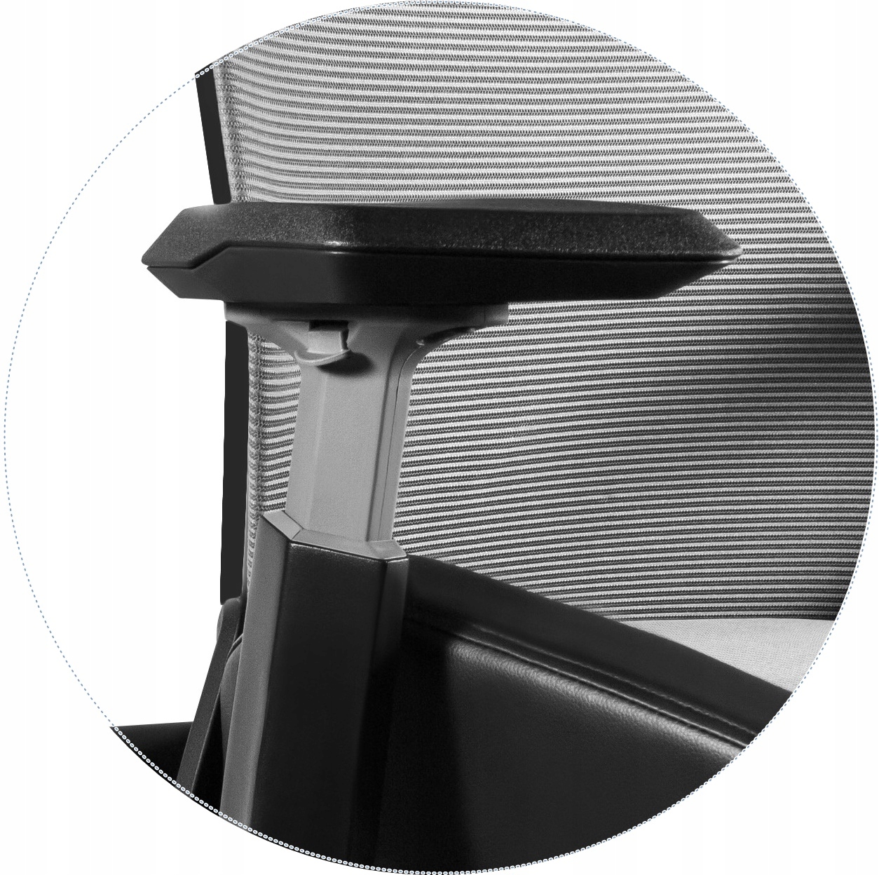 Stabilna podstawa z polerowanego aluminium