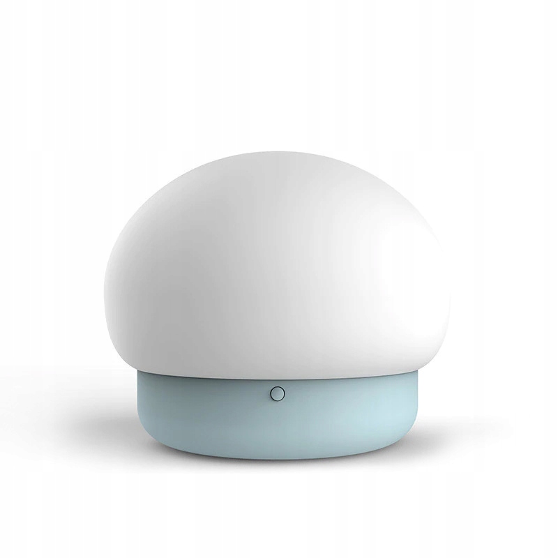 Lampka nocna Mushroom W-008 niebieska – Idealne rozwiązanie dla spokojnego snu