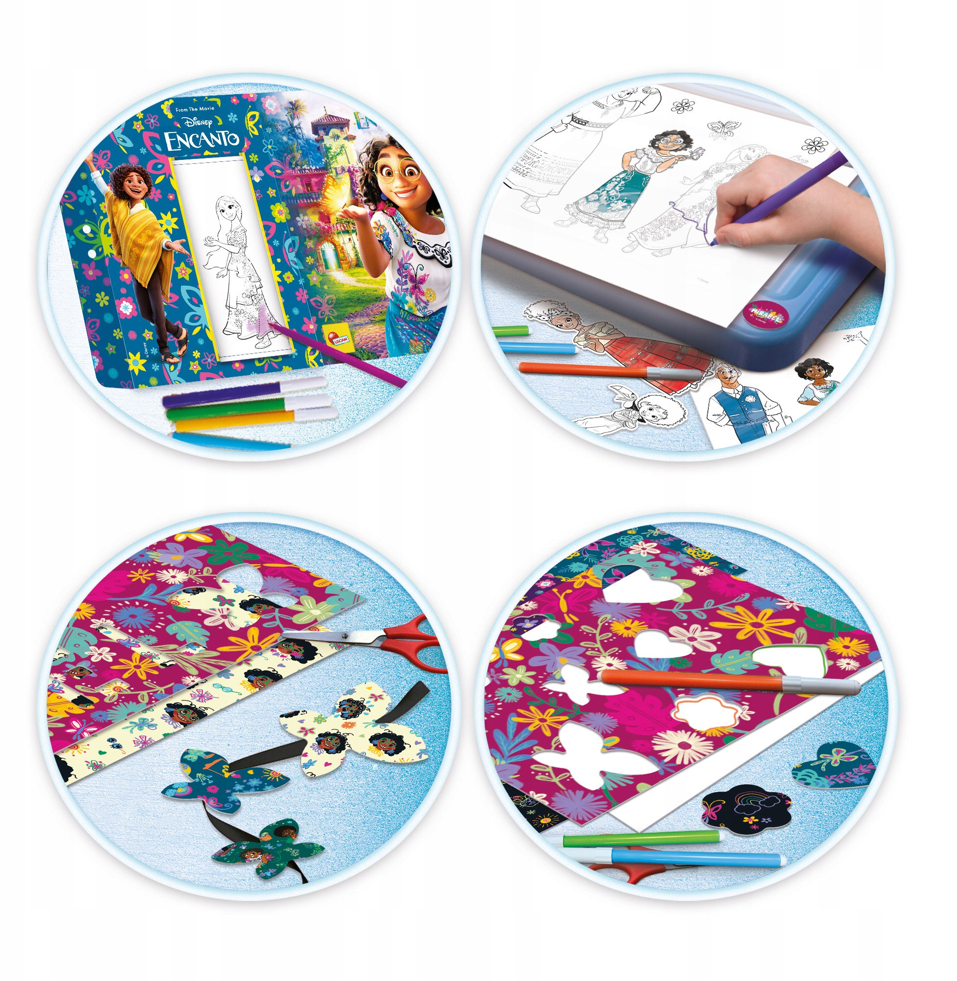 Zestaw do rysowania – Szablony, naklejki i pisaki w komplecie