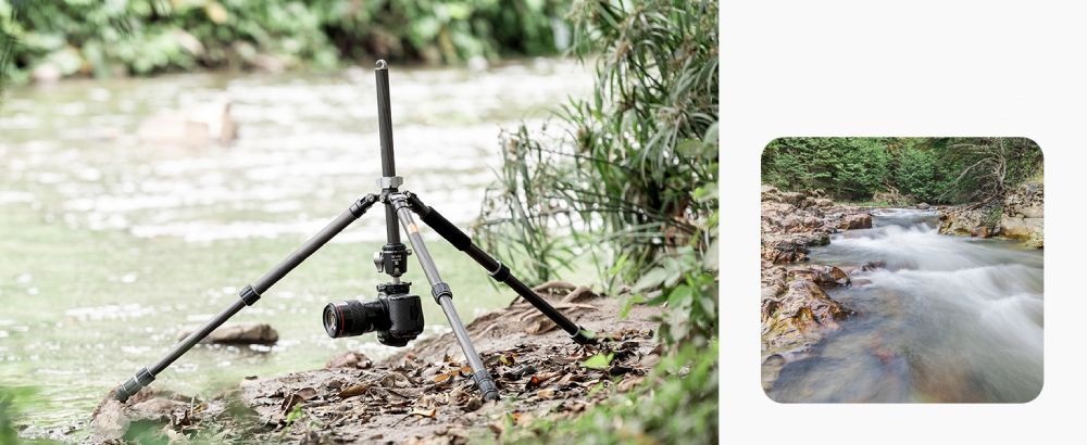Funkcjonalność 4w1: statyw, monopod, głowica kulowa 3D, odwracalna sztyca