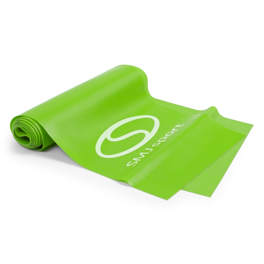 Taśma guma oporowa fitness LIGHT zielona* 0.35 mm / SMJ Sport EX035 – Idealna do treningu