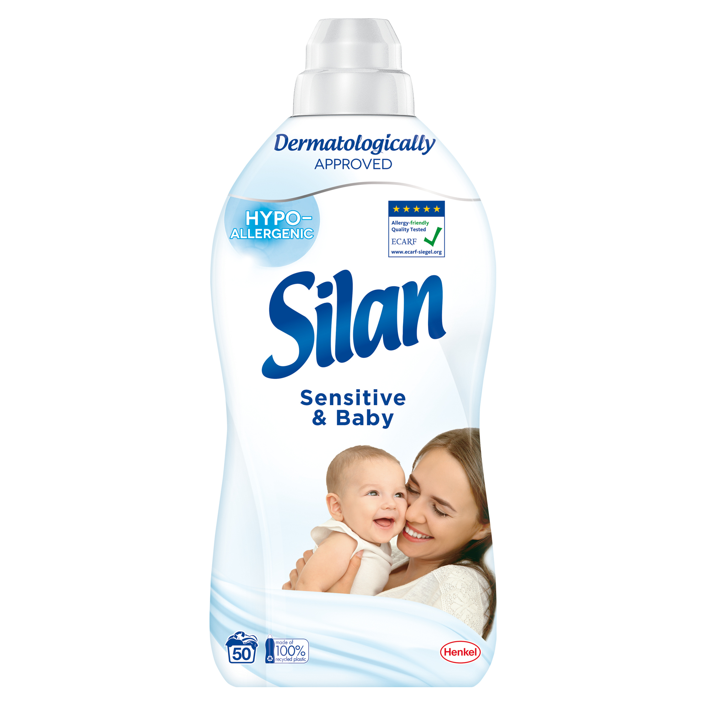 Silan Sensitive & Baby – Płyn do zmiękczania tkanin 1100ml dla delikatnej skóry