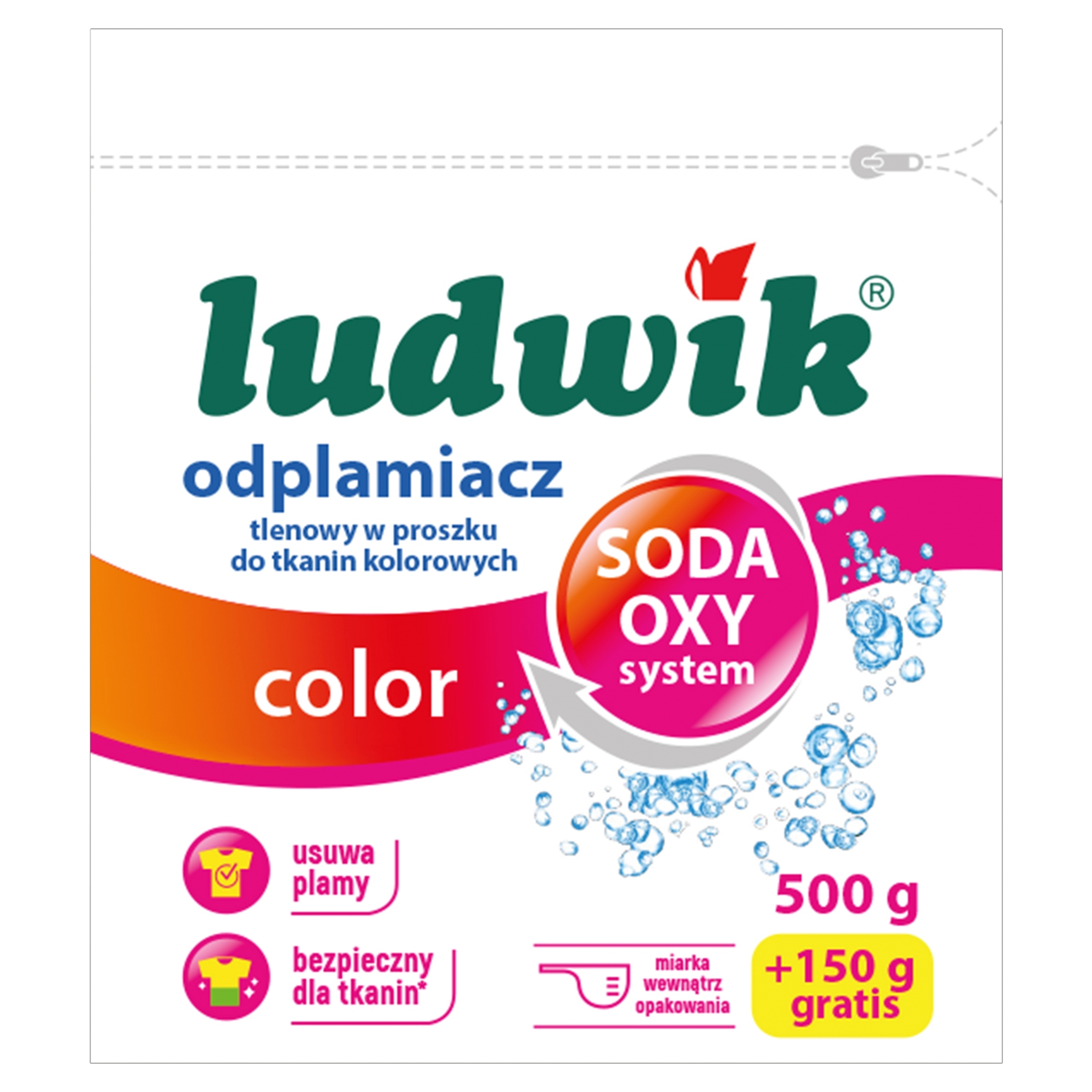 Innowacyjna formuła Soda Oxy System – Bezpieczne usuwanie plam