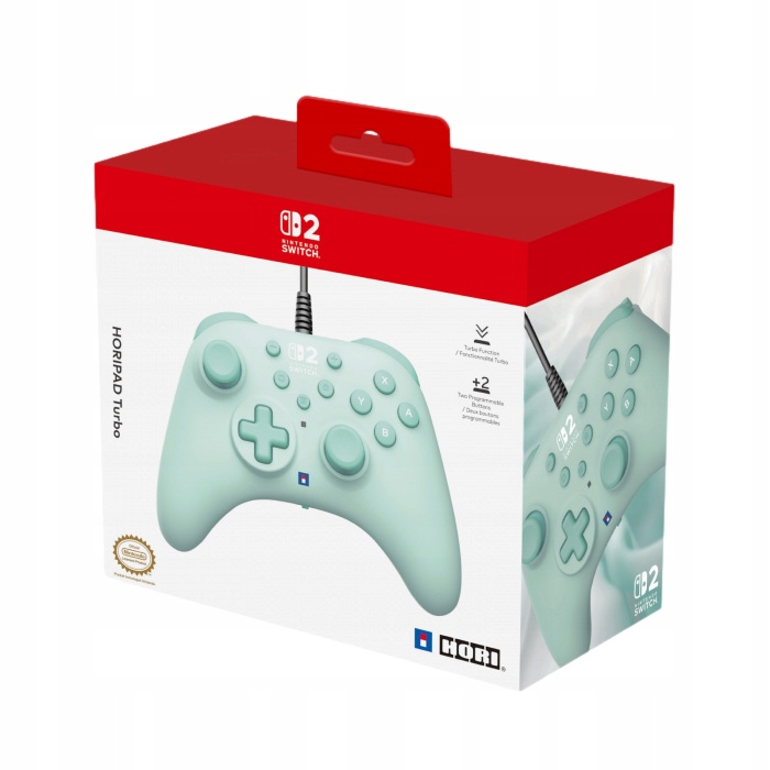 SWITCH 2 HORIPAD Turbo* (Cozy Green*) – Idealny kontroler do gier